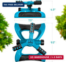 360° Blue Rotating Lawn Sprinkler for Children and Gardens