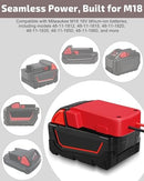 Dual 18V Battery Adapters for Power Wheels Enhancement with Fuses and 12AWG Wire