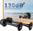 12V Compact Train Horn for Cars and Golf Carts