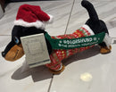 Gemmy Holiday Singing Dachshund Animated Plush Toy