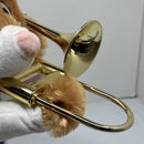 GEMMY Plush Animated Bunny Playing Trumpet - "When the Saints Go Marching In"