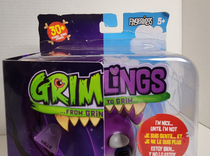 Interactive Fingerlings Grimlings Hip Hop Creepy Rabbit Toy with 30+ Sounds, Motion, and Lights