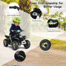 6V Electric Quad ATV for Kids - 4-Wheel Ride-On Toy for Toddlers in Black with Forward & Reverse 기능