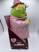 Flirty Flashing Frog: Dancing and Singing to It’s Raining Men