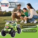 Dinosaur-Themed 12V Electric Ride-On ATV for Kids with Music
