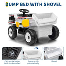 Garvee 12V Electric Dump Truck for Kids with Remote Control