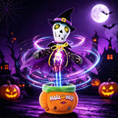 Halloween Dancing Cactus Toy with Talking Skull and Glowing Features