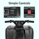 Blue 12V Battery Ride-On Toy for Toddlers Aged 1.5-4 with 80 Minutes of Playtime