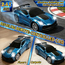 Gas Station Playset for Remote Control Cars - Spray & Dual Sounds for Kids Aged 4-12