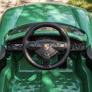 12V Green Porsche Carrera GT Ride-On Car for Kids with Remote Control