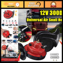 Pair of 300DB Powerful Train Horns for 12V Vehicles, Boats, and Motorcycles