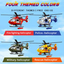 Interactive Rescue Helicopter Toy with Lights and Sounds for Toddlers