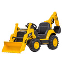 12V Kids Construction Backhoe Excavator with MP3 Functionality