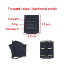 6V 12V Forward Reverse Switch Set for Kids Ride-On Car Trax Replacement