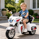 12V Electric Ride-On Motorcycle for Kids with LED Lights - Perfect Holiday Gift