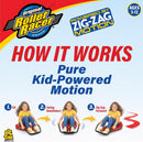 Turtle Glide Sit Skateboard for Kids - Zigzag Motion for Indoor and Outdoor Fun