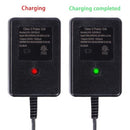 12V Red Charger for Children's Ride-On Toys and Vehicles, 1000mA, Square Plug Adapter