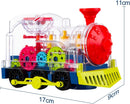 Illuminated Electric Gear Train Playset with Sound and Motion