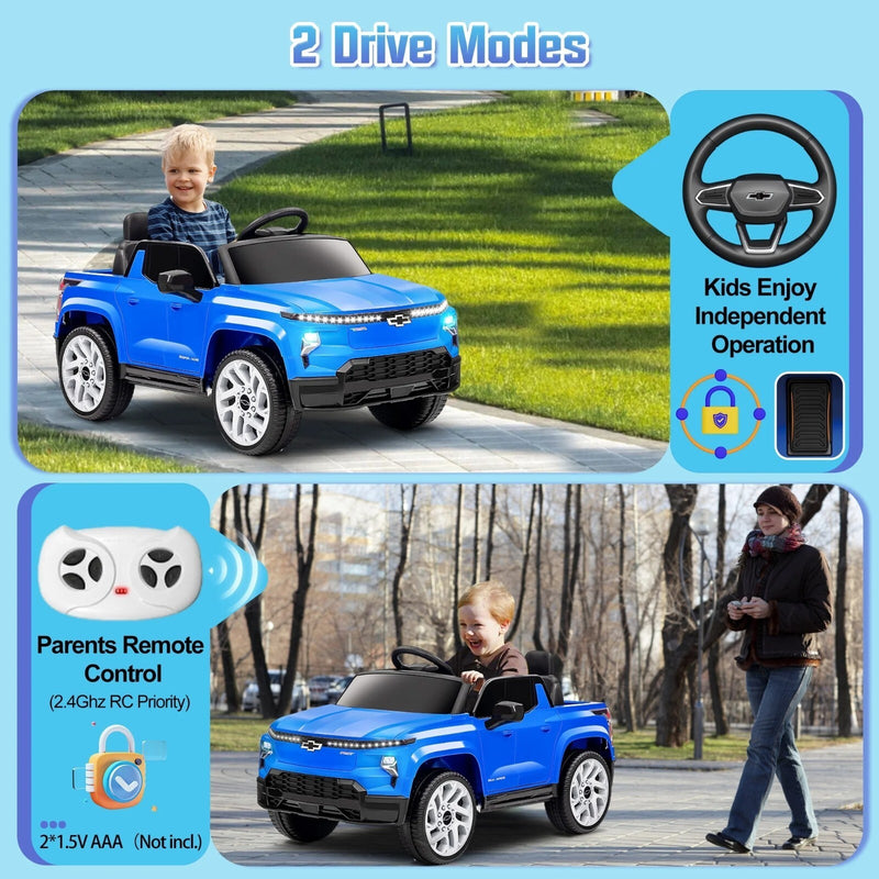 Chevrolet Silverado 24V Electric Kids Ride-On Truck with Remote Control Toy