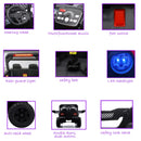 12V Electric Ride-On Car for Kids with Remote Control, Swing Feature, Music, and Safety Seat Belt