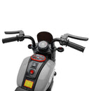 Gray Electric 6V Dual Drive 3-Wheel Ride-On Motorcycle for Kids🏍️