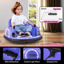 12V Electric 360° Rotating Bumper Car Toy for Toddlers with Remote Control