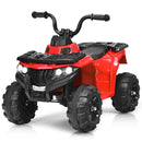 HoneyJoy 6V Electric Ride-On ATV for Kids with MP3 and LED Lights - Red