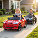 Ford Mach E Electric Ride-On Car with Parental Control, LED Lights, Horn, and Music