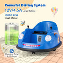 Remote-Controlled Bumper Car for Kids with 360-Degree Spin and LED Lights