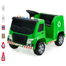 12V Electric Ride-On Recycling Garbage Truck with Remote Control and Accessories