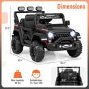 12V Electric Ride-On Truck for Kids with Dual Motors, Spring Suspension, and Remote Control