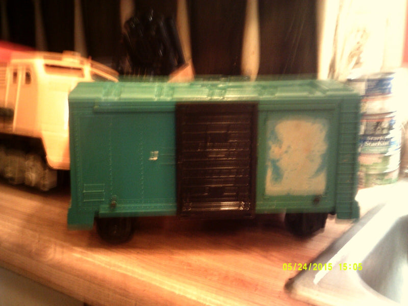 1960s Electric Ride-On Mighty Casey Train Car with Box 14-Inch Length 6-Inch Width