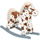 Rabbit-Themed Rocking Horse with Realistic Neigh and Plush Comfort