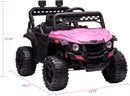 12V Electric Ride-On Car for Kids with Remote Control, LED Lights, and Music