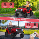 12V Children’s Ride-On Truck with Remote Control, 3 Speed Options, LED Lights, and Music Player