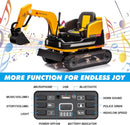 360-Degree Spinning Electric Excavator and Bulldozer for Kids