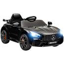12V Licensed Mercedes-Benz AMG GTR Ride-On Car for Kids with Remote Control, Black