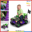 6V Monster Truck Ride-On Car with Grave Digger Design and Bone-Shaped Key Headlights