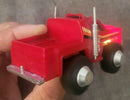 Stomper Rough Riders Red GMC 4x4 Toy Truck with Light Feature, Rare Find!