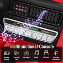 12V Electric Police Car Ride-On for Kids with Adjustable Speed Settings