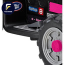 Pink 12 Volt Battery Powered Ride-On Tractor and Trailer for Girls