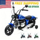 Kids 24V Electric Dirt Bike with Training Wheels and 200W Motor for 45 Minutes of Fun