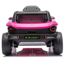 12V Licensed Pink Volkswagen Beetle Electric Ride-On Car for Kids, Speeds of 1.5-2.5MPH
