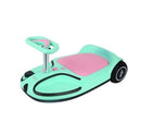 Wiggle Ride-On Car - 21.6V Pedal-Powered Green Electric Toy for Kids