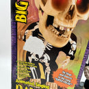 Retro Gemmy 17" Large Head Grooving Skeleton Super Freak *Inspected*