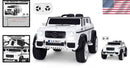 Mercedes-Benz Maybach White Electric Ride-On Car with Remote Control and 3 Speeds