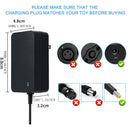 24V Kids Electric Ride-On Car Charger with LED Indicator Light and 1000mA Output