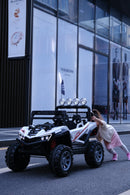 Vivicreate Electric Ride-On Car for Kids with Remote Control and LED Lights