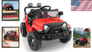 Electric Ride-On Toy Car for Kids with Remote Control, Red