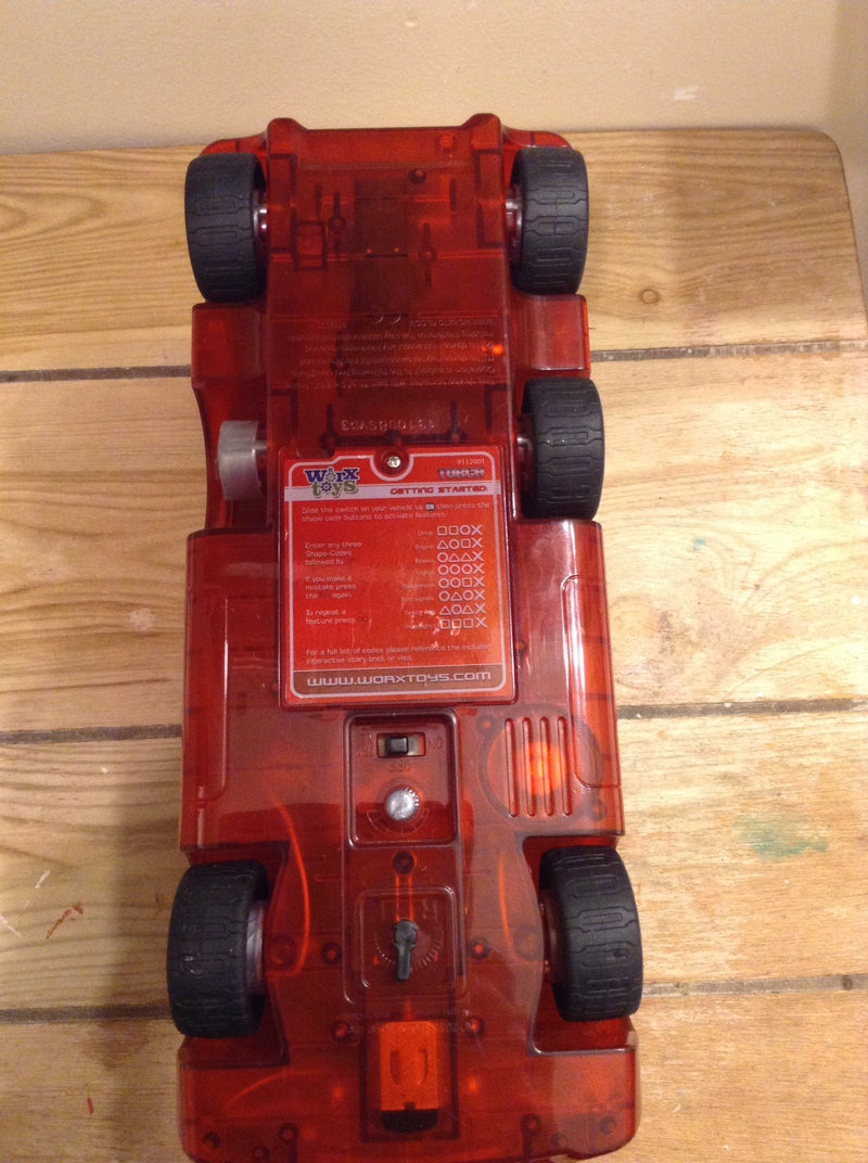 Fire Engine Toy with Tested Lights, Sounds, Motion, and Interactive Codes